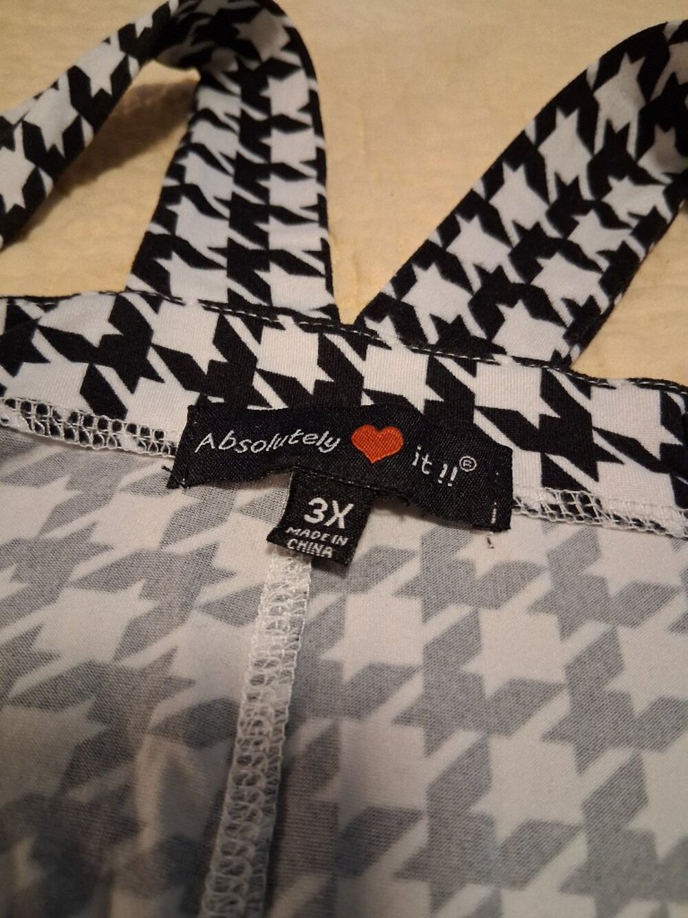 Jumper by Absolutely <3 It!, size 3x, Black/White - Picture 2 of 5